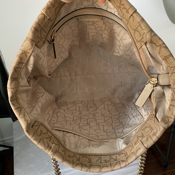 Calvin Klein CK Monogram Chain Tote - Picture 3 of 8